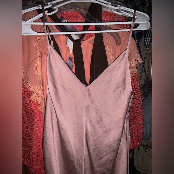 Nwot Free People revolve Smoke and Mirrors Maxi dress boho formal cocktail slip - Picture 7 of 9